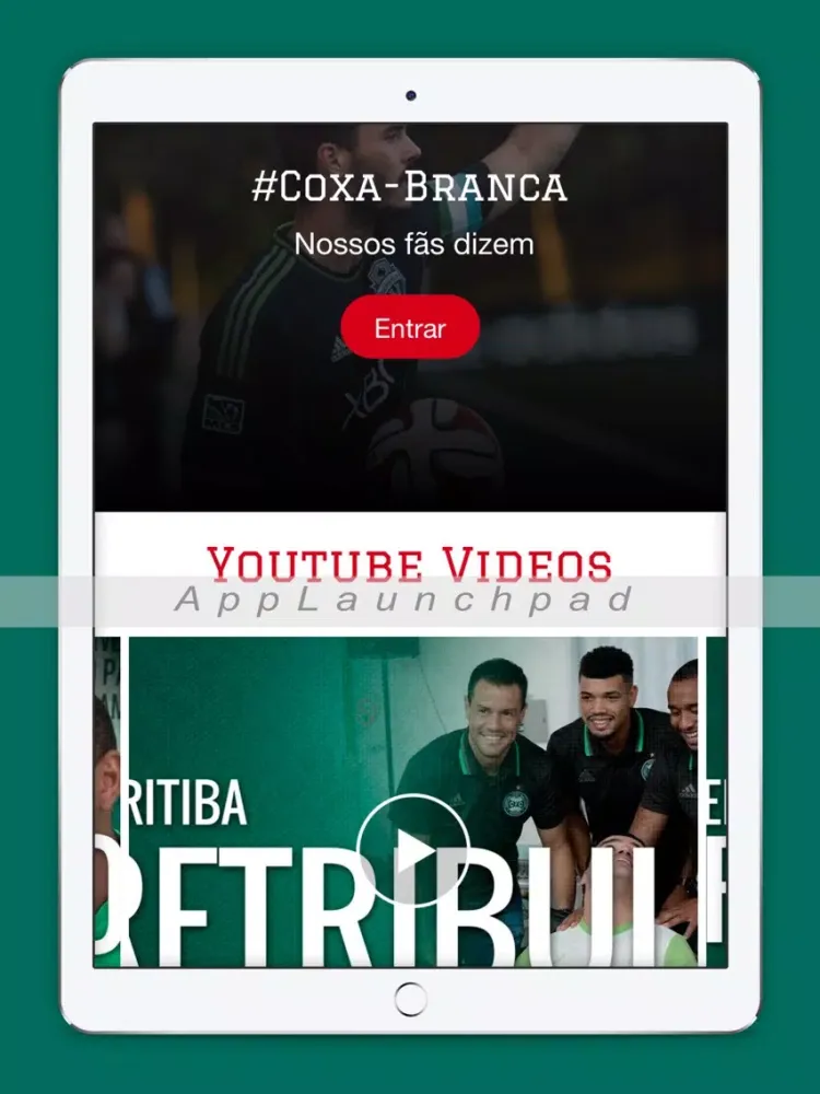 تصاویر Glorioso - App Coxa-Branca Coritiba Brasil iPad 