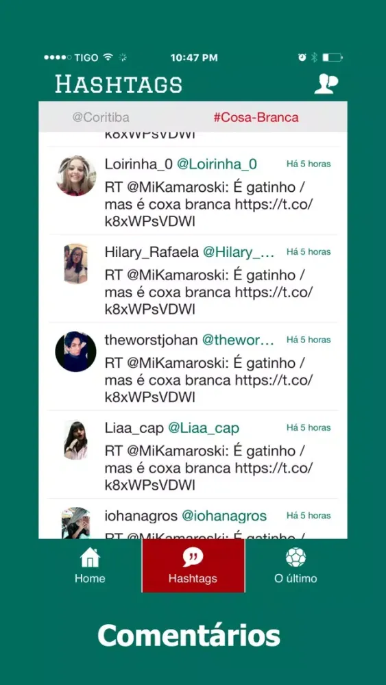 تصاویر Glorioso - App Coxa-Branca Coritiba Brasil