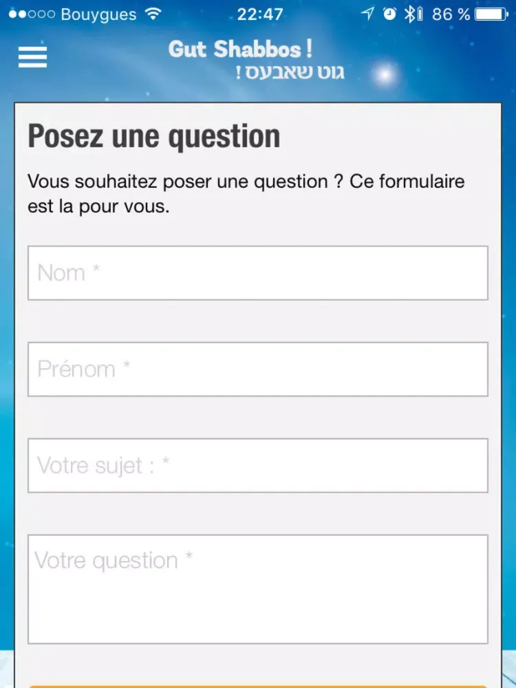 Captures d'écran de Gut Shabbos iPad 