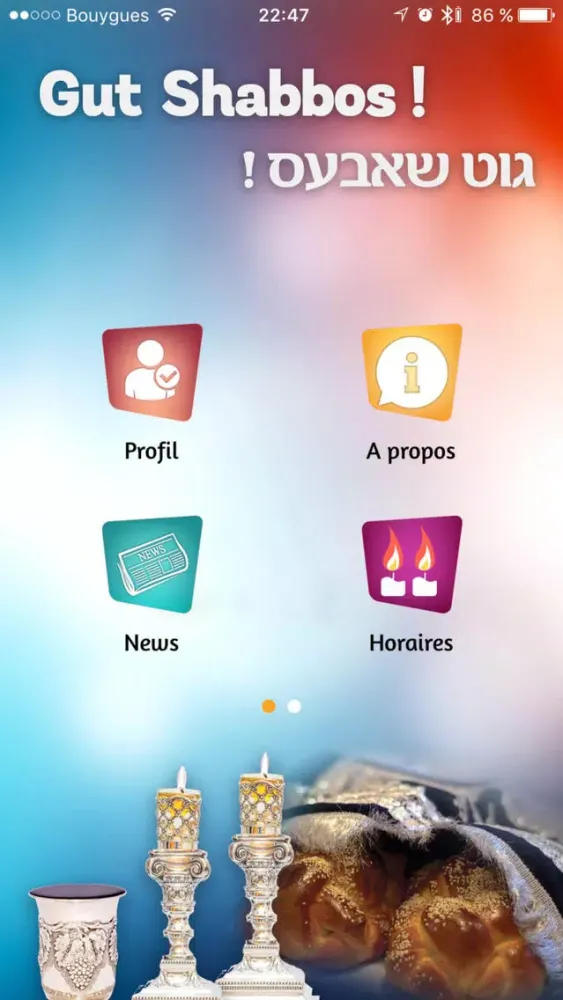 Captures d'écran de Gut Shabbos