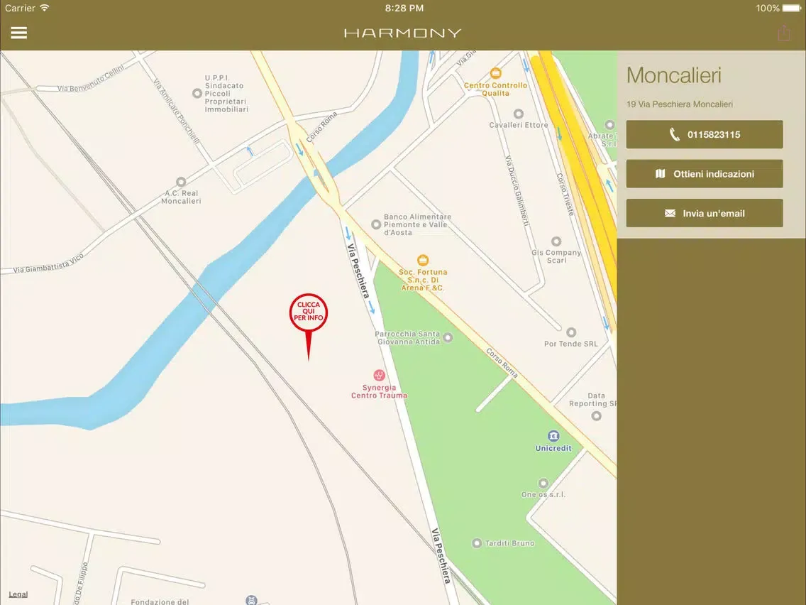 Harmony Moncalieri iPad  স্ক্রিনশট