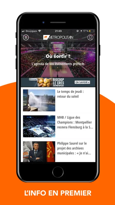 Captures d'écran de Métropolitain 24/7