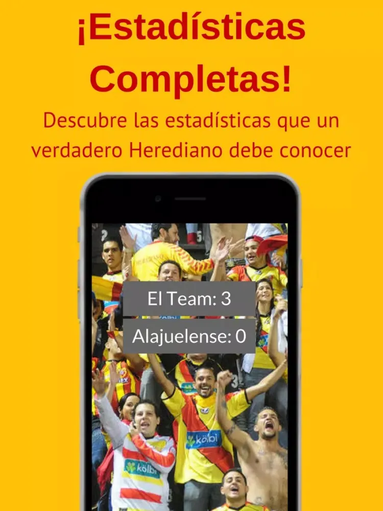 Tangkapan layar Somos El Team de Costa Rica iPad 