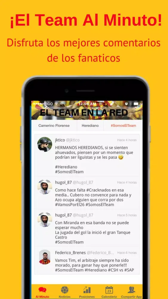 Tangkapan layar Somos El Team de Costa Rica