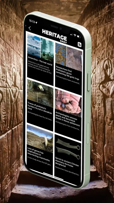 HeritageDaily Magazine Screenshots