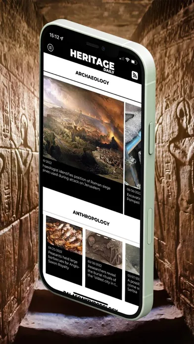 HeritageDaily Magazine Screenshots
