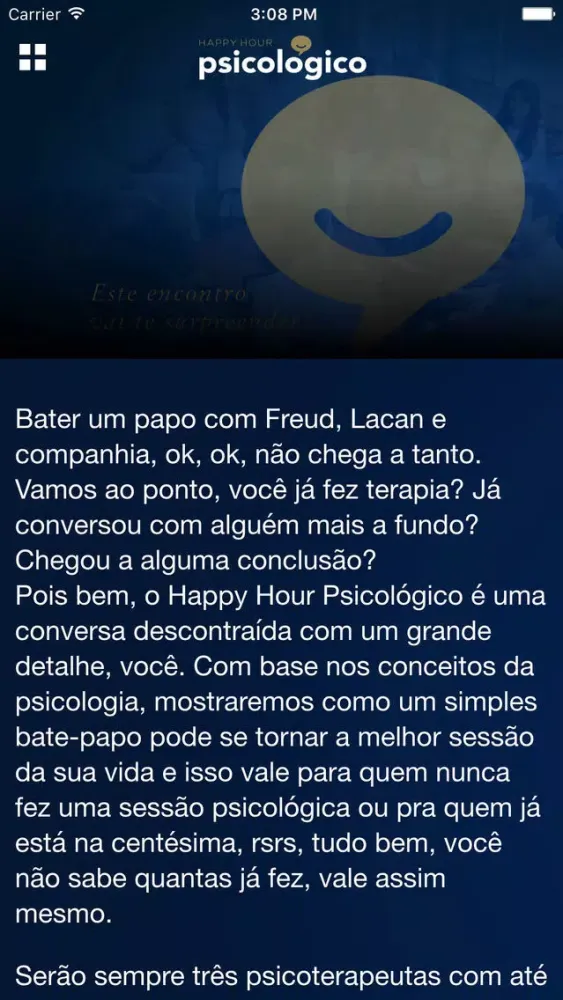 Happy Hour Psicológico Screenshots