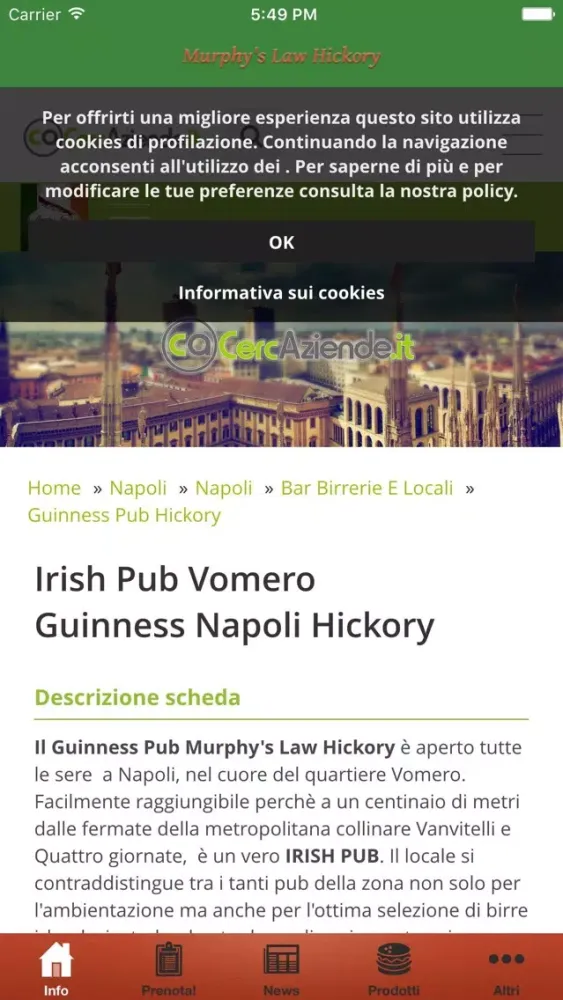 Hickory Guinness Pub スクリーンショット