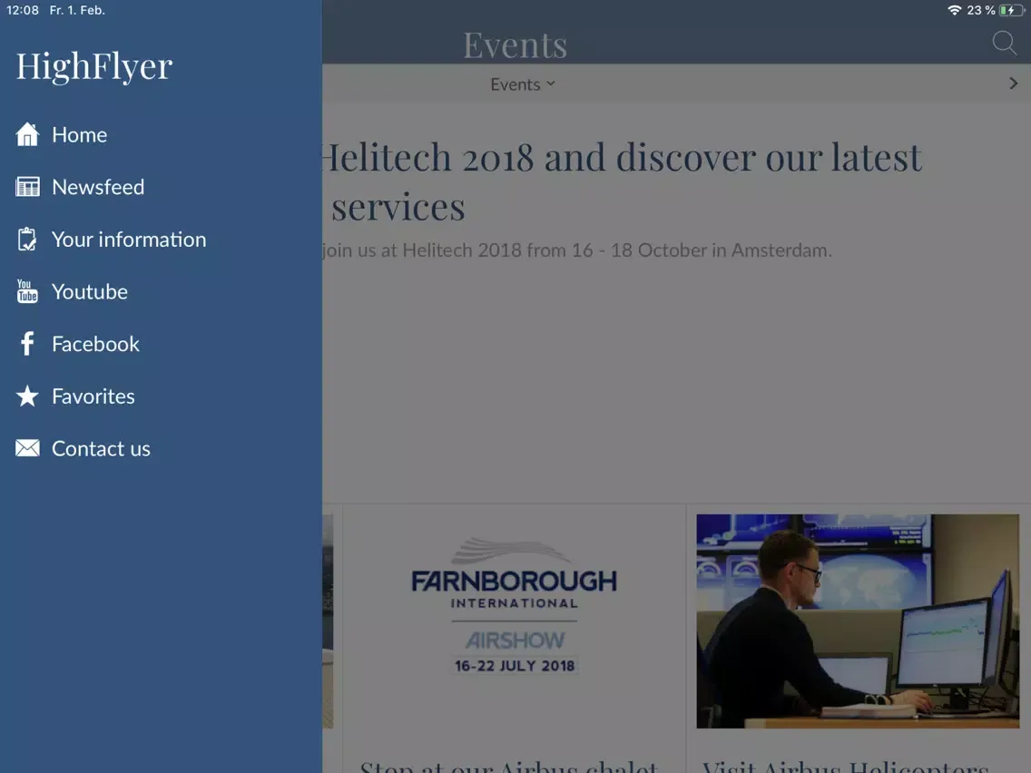 Screenshot di Highflyer by Airbus iPad 