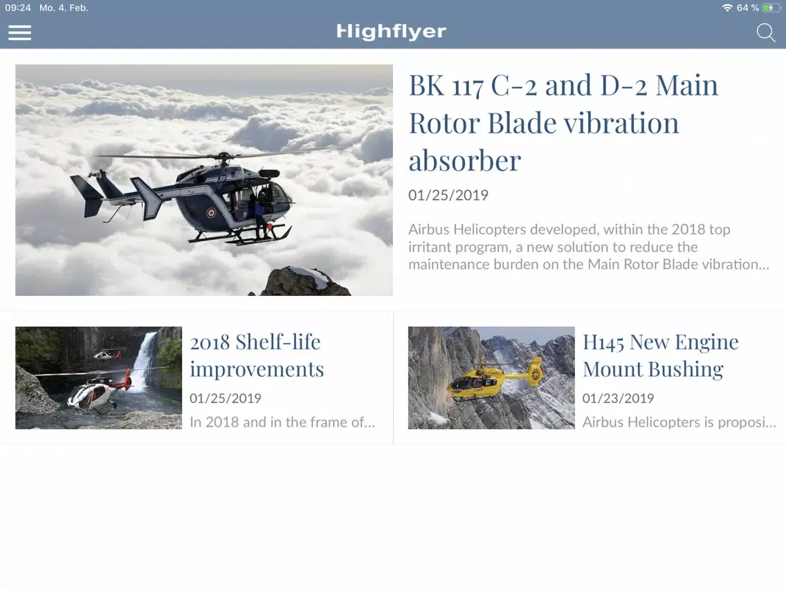 Screenshot di Highflyer by Airbus iPad 