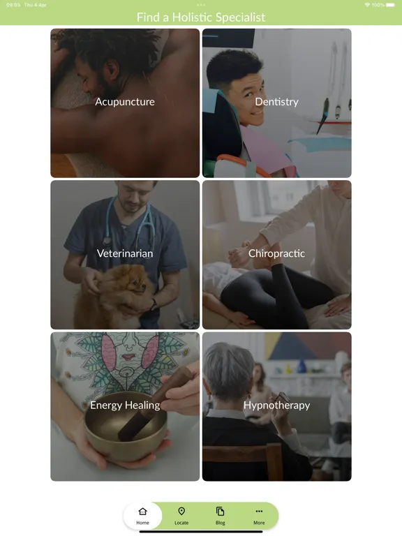 The Holistic Directory iPad  سکرین شاٹس