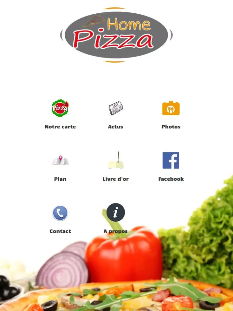 Home Pizza Dijon iPad  Screenshots