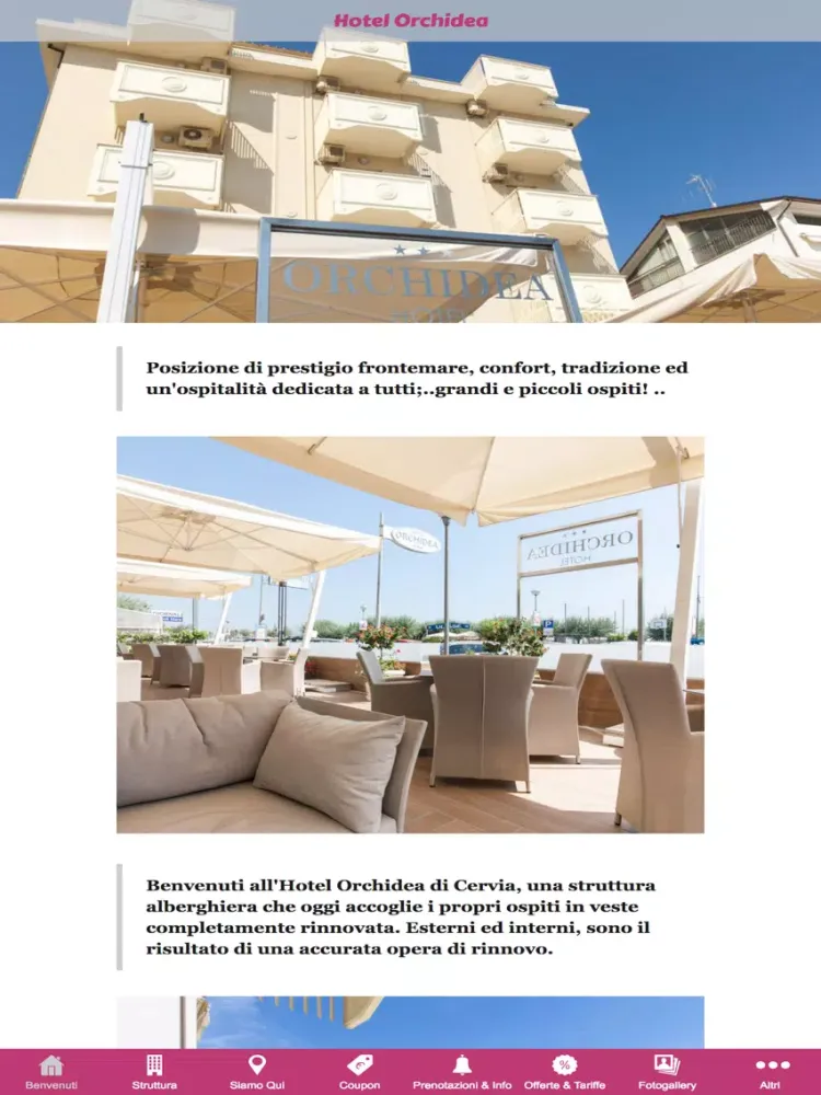 Zrzuty ekranu Hotel Orchidea iPad 