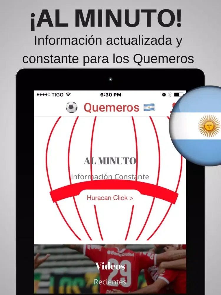 Zrzuty ekranu Quemeros - Fútbol de Buenos Aires, Argentina iPad 