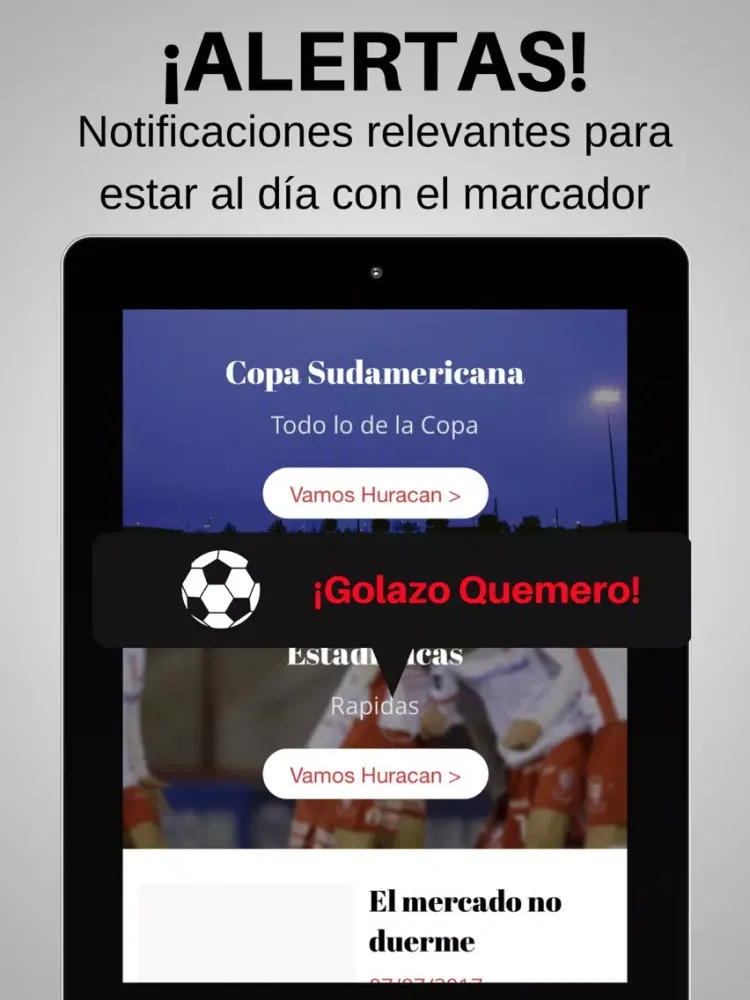 Zrzuty ekranu Quemeros - Fútbol de Buenos Aires, Argentina iPad 