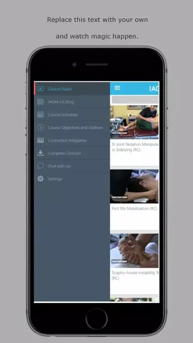 Capturas de pantalla de IAOM-US Library of Awesome