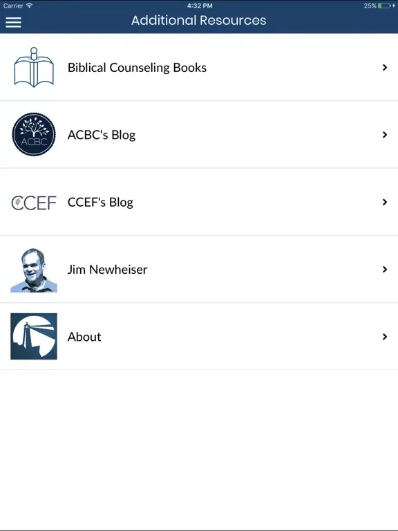 Screenshot di IBCD Resource App iPad 