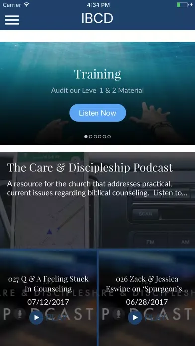 Screenshot di IBCD Resource App