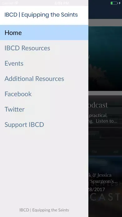 Screenshot di IBCD Resource App