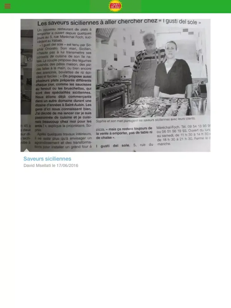 I Gusti Del Sole iPad  Screenshots