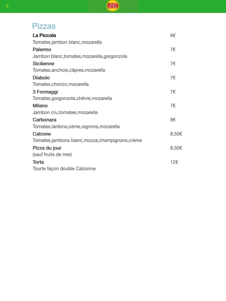 I Gusti Del Sole iPad  Screenshots