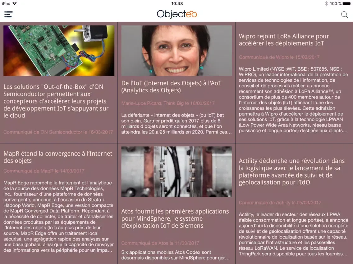 Objecteo - Internet of Things (IoT) iPad  स्क्रीनशॉट