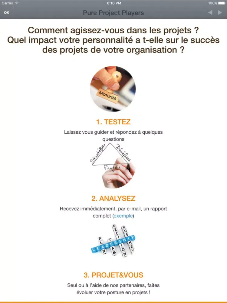 Captures d'écran de SuiteProG Pocket iPad 
