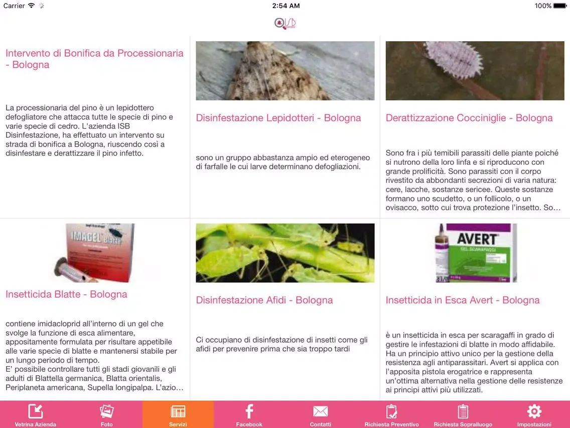 ISB iPad  Screenshots