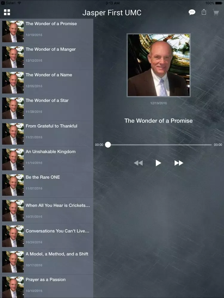 Capturas de pantalla de Jasper First United Methodist Church iPad 