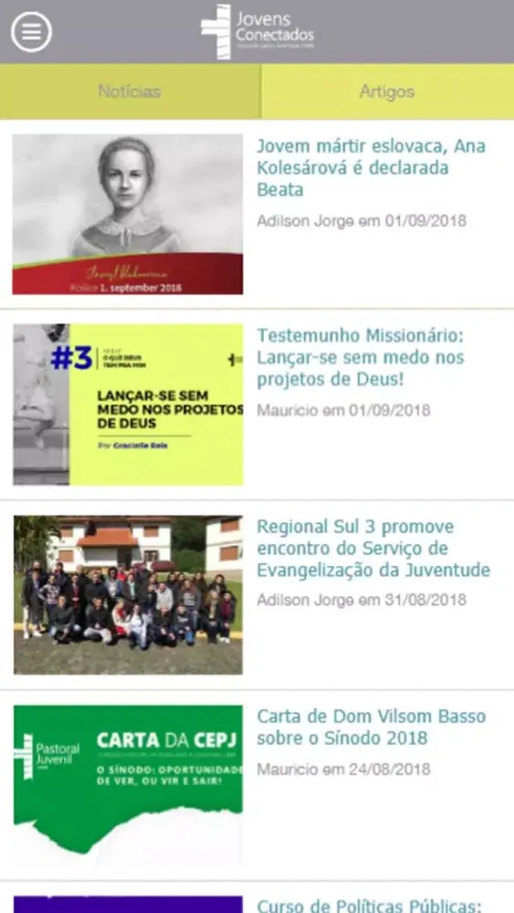 Zrzuty ekranu Jovens Conectados