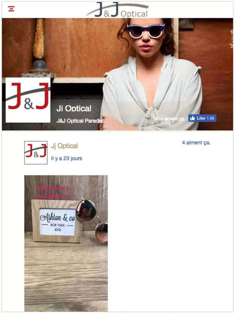 J&J Optical iPad  Ekran Görüntüleri
