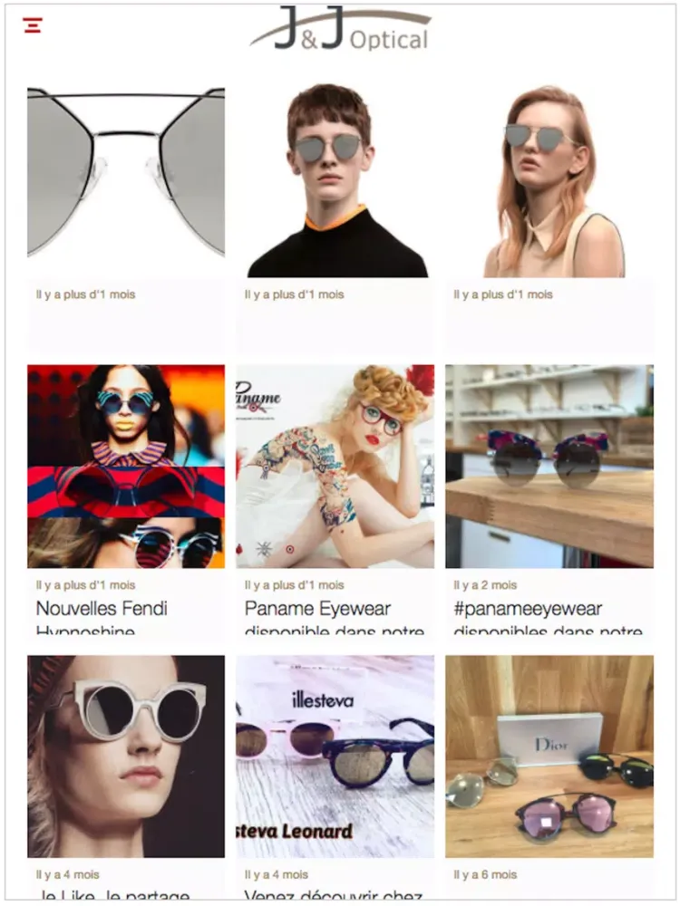J&J Optical iPad  Ekran Görüntüleri