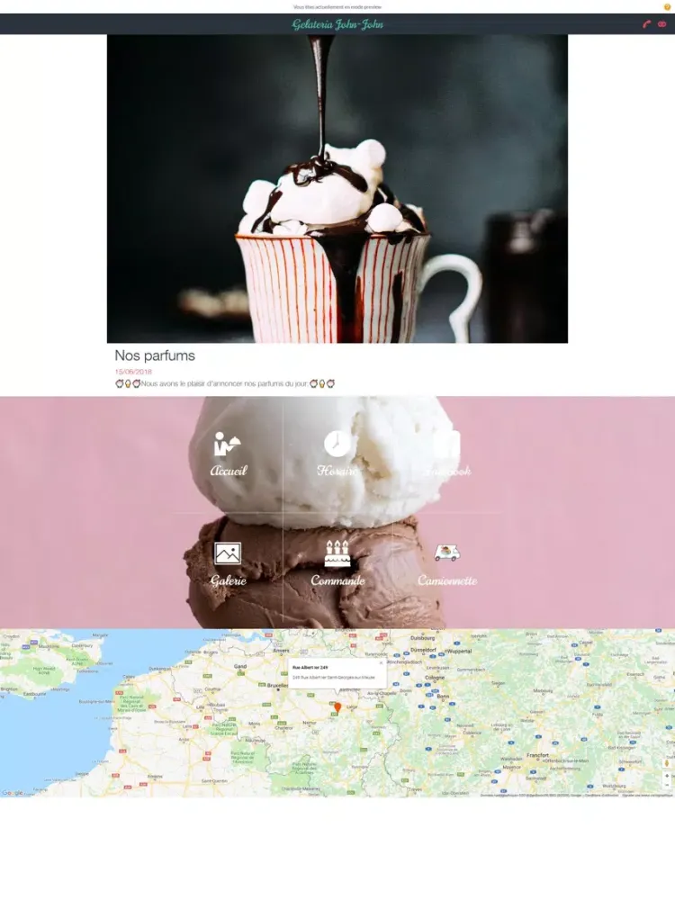 Gelateria John-John iPad 应用截图
