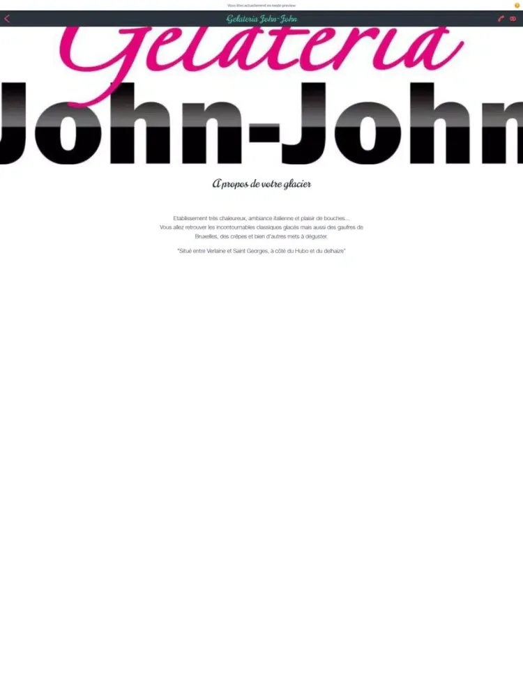 Gelateria John-John iPad 应用截图