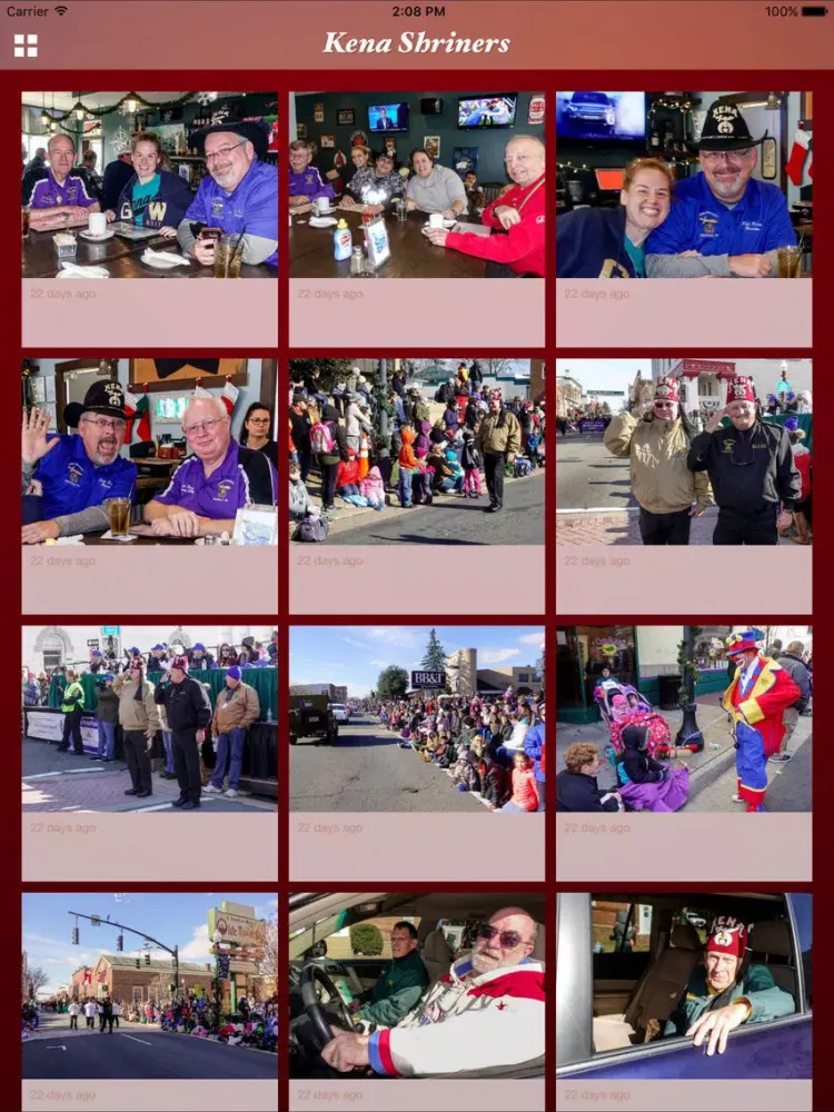 Ảnh chụp màn hình của Kena Shriners iPad 
