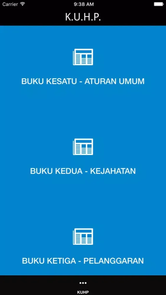 KUHP Indonesia应用截图