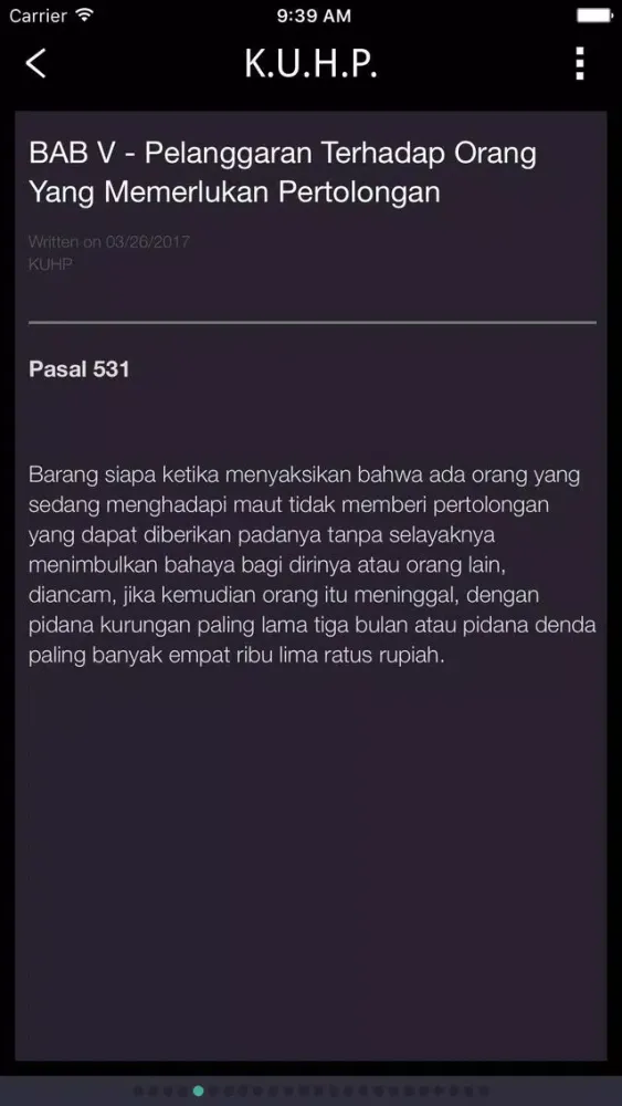 KUHP Indonesia应用截图