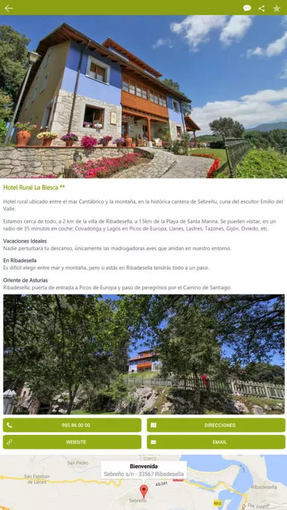 Ảnh chụp màn hình của Hotel Rural La Biesca Sebreñu