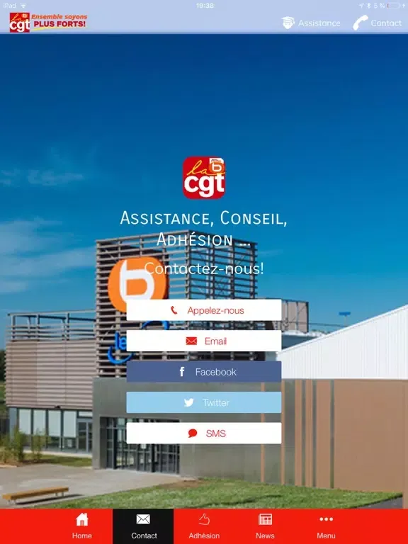 la cgt boulanger iPad  スクリーンショット
