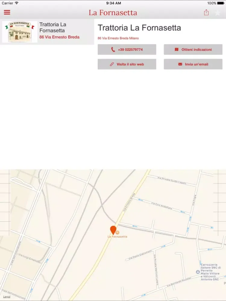 La Fornasetta iPad 應用截圖