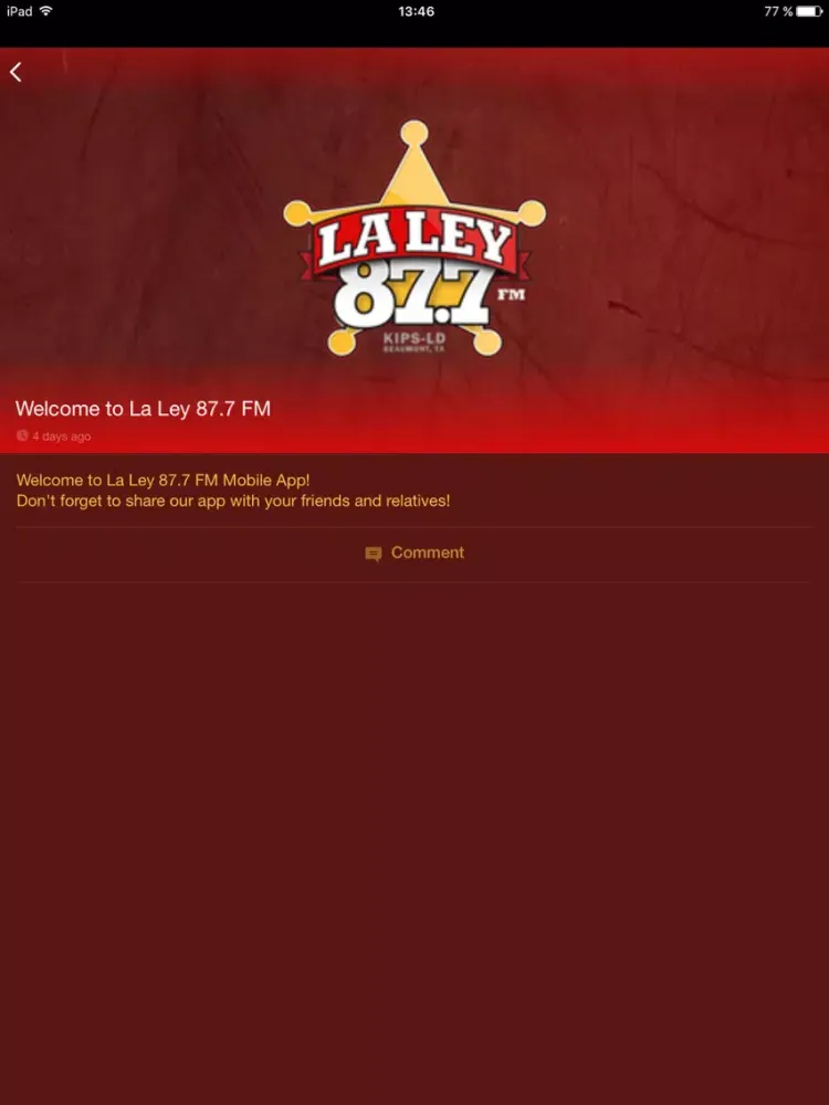 صور La Ley 87.7 iPad 
