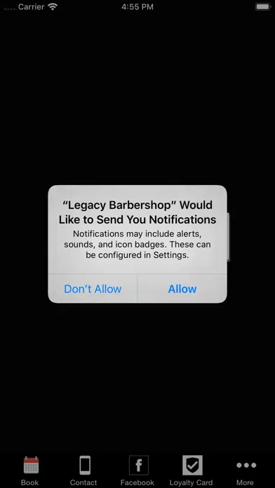 Legacy Barber Shop Screenshots