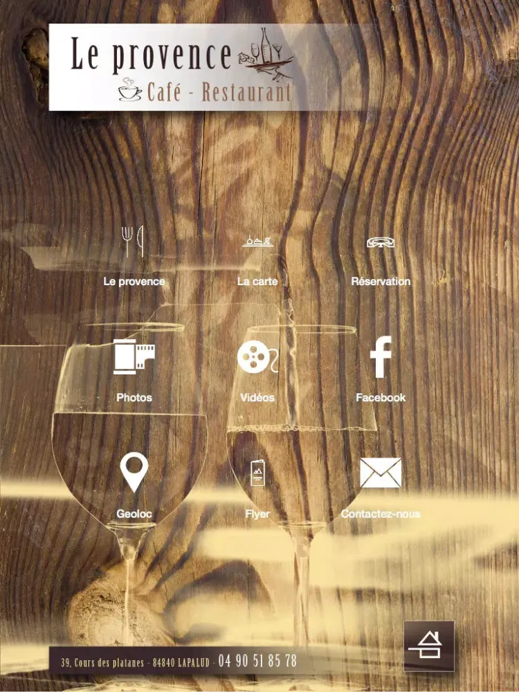 Tangkapan layar Le provence iPad 