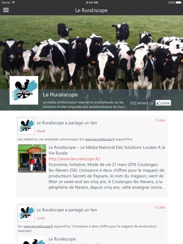 Captures d'écran de Le Ruraliscope iPad 