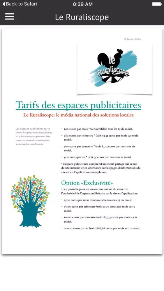 Captures d'écran de Le Ruraliscope