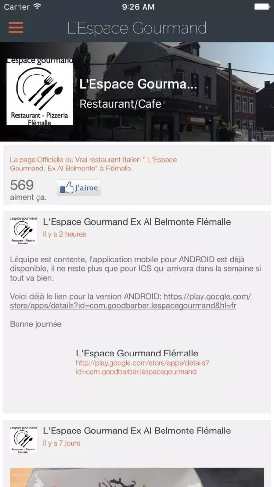 L'Espace Gourmand Flémalle স্ক্রিনশট