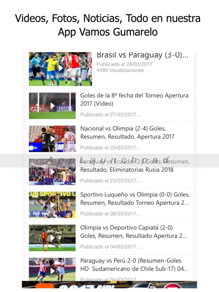 Vamos Gumarelo - Futbol Libertad - Paraguay iPad 应用截图