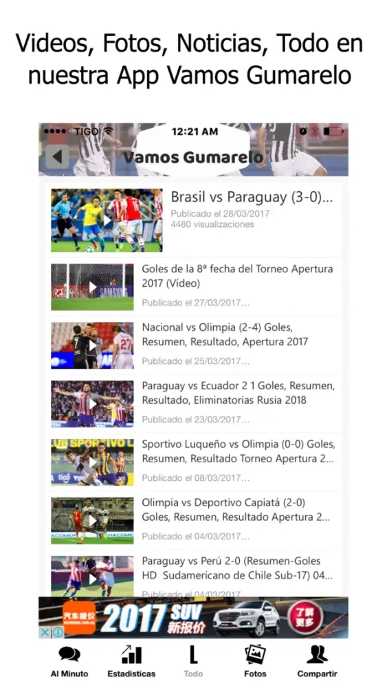 Vamos Gumarelo - Futbol Libertad - Paraguay应用截图
