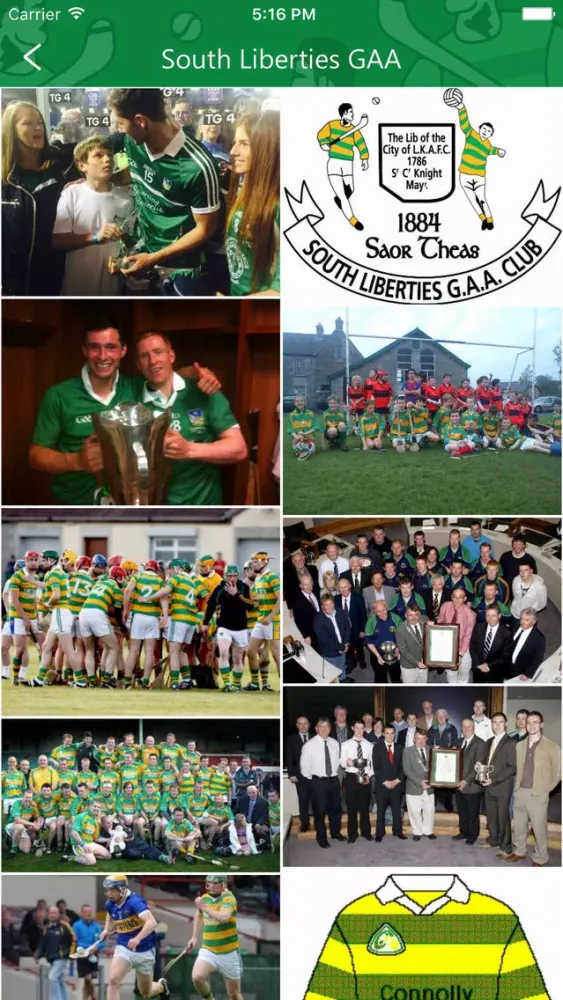 Tangkapan layar South Liberties GAA