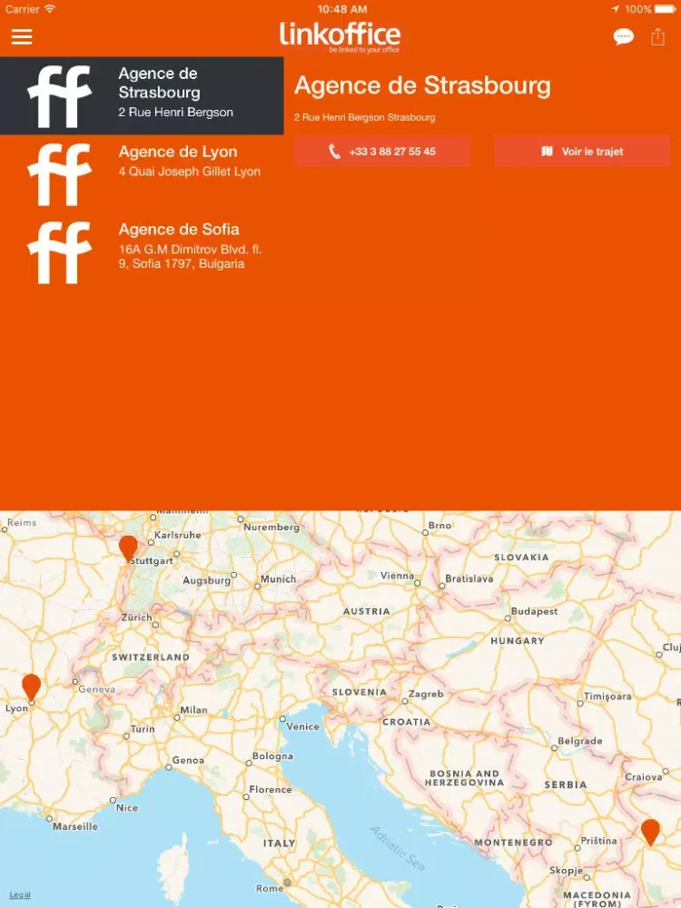 Скриншоты Linkoffice Cloud iPad 